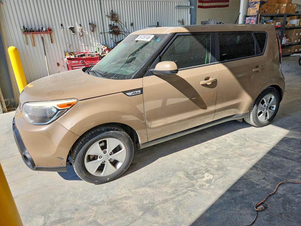 2016 Kia Soul VIN KNDJN2A22G7288249 COPART salvage auction — HAIL, Ne - Cert Of Title-Salvage, sold $250 on 2026-07-28 (photo 1)