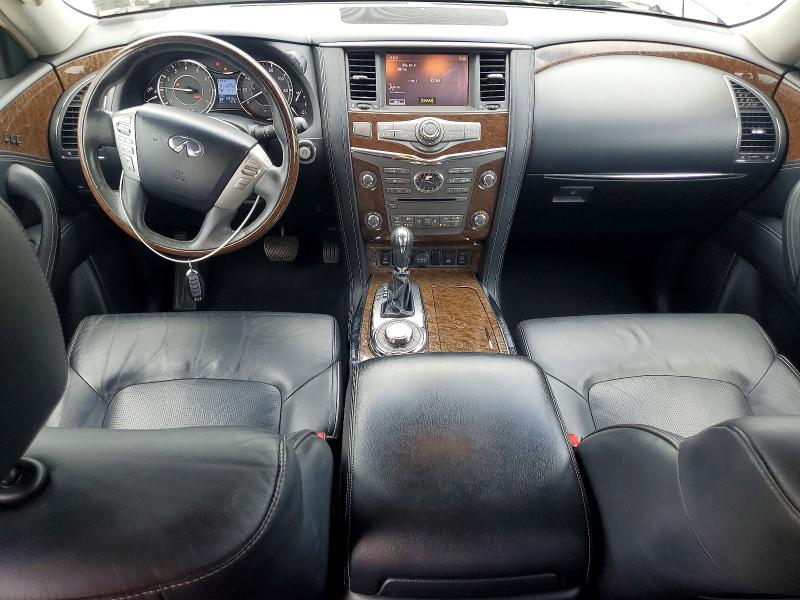 2016 Infiniti Qx80 VIN JN8AZ2NE1G9126355 COPART salvage auction — FRONT END, Va - Cert Of Title - Salvage, sold $3,650 on 2026-07-29 (photo 8)