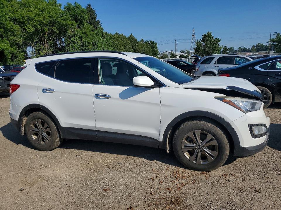 2013 Hyundai Santa fe VIN 5XYZUDLB6DG119218 COPART salvage auction — FRONT END, ON - PERMIT NO BRAND - UNFIT, sold $350 on 2026-07-28 (photo 4)