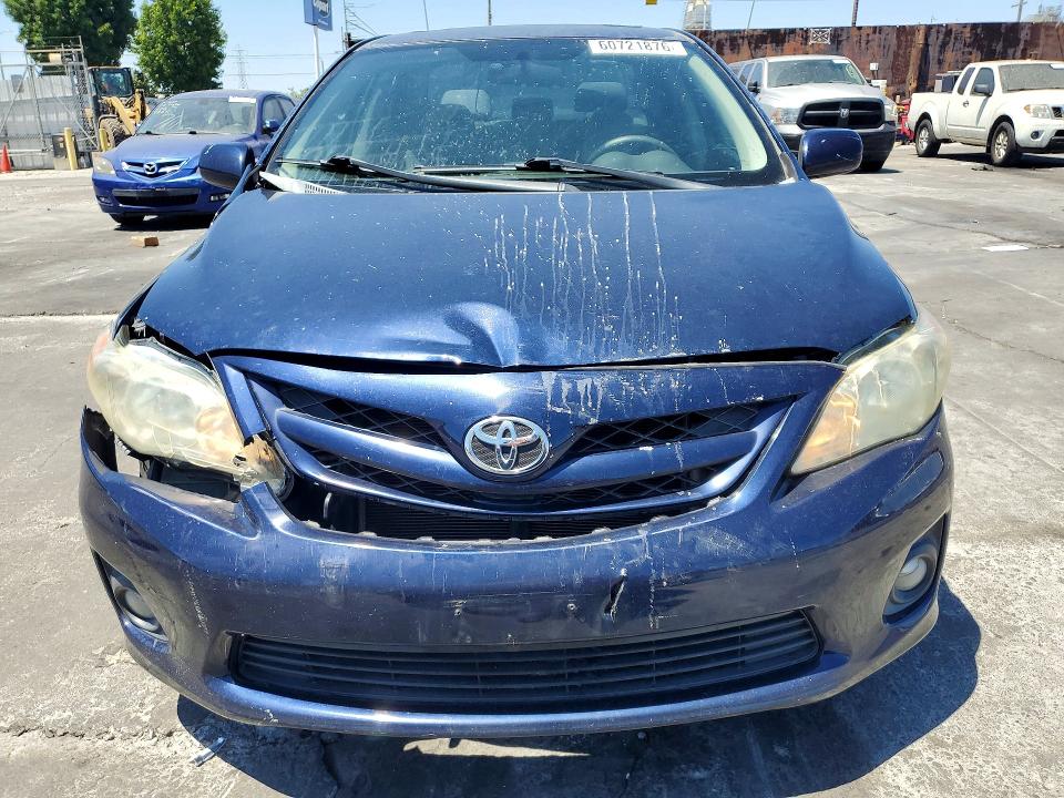 2012 Toyota Corolla VIN 5YFBU4EE0CP008053 COPART salvage auction — FRONT END, Ca - Salvage Certificate, sold $1,050 on 2026-07-24 (photo 5)
