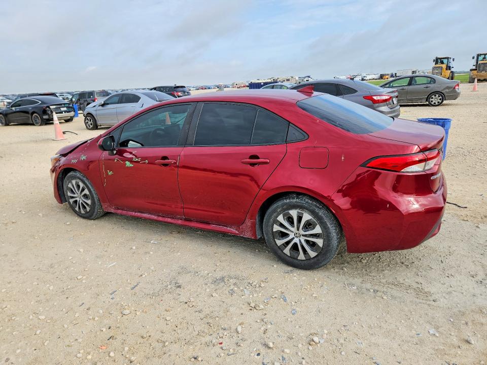 2022 Toyota Corolla VIN JTDEAMDE3NJ054104 COPART salvage auction — FRONT END, TX - SALVAGE VEHICLE TITLE (P), sold $775 on 2026-07-23 (photo 2)