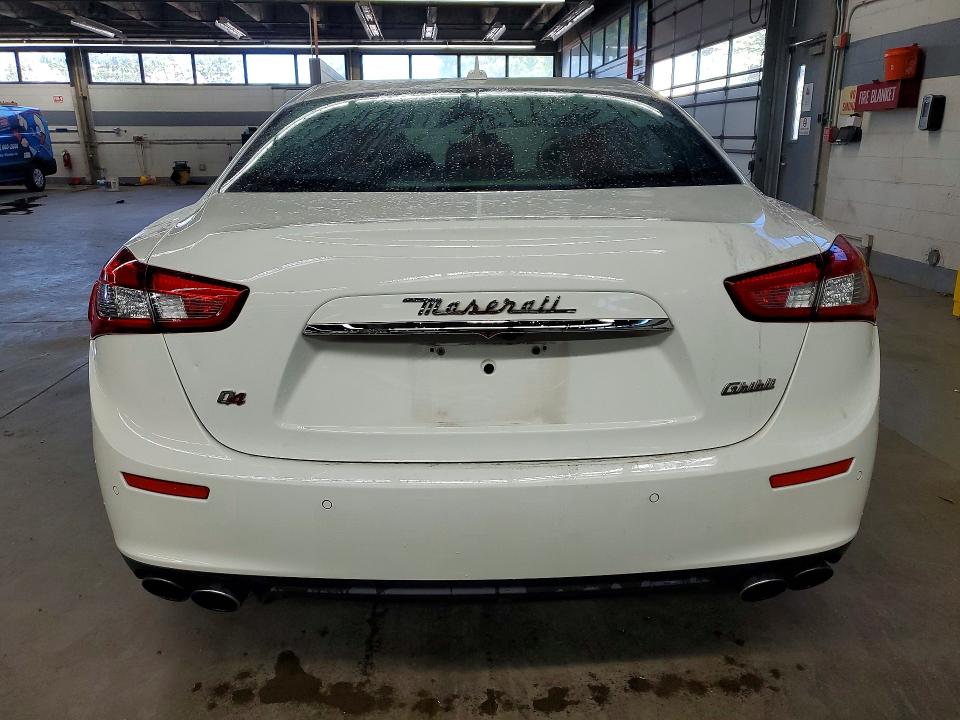 2014 Maserati Ghibli VIN ZAM57RTA3E1097878 COPART salvage auction — ROOF, IL - CERTIFICATE OF TITLE, sold $275 on 2026-07-27 (photo 6)
