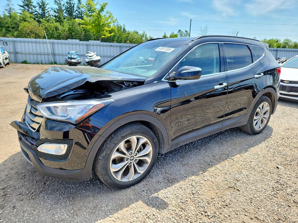 2015 Hyundai Santa fe VIN 5XYZUDLA5FG245886 COPART salvage auction — FRONT END, On - Permit Salvage, sold $1,600 on 2026-07-28 (photo 1)
