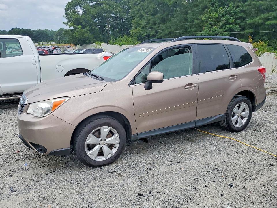 2015 Subaru Forester VIN JF2SJAHC7FH406900 COPART salvage auction — MECHANICAL, GA - CERTIFICATE OF TITLE, sold $1,450 on 2026-07-27 (photo 1)