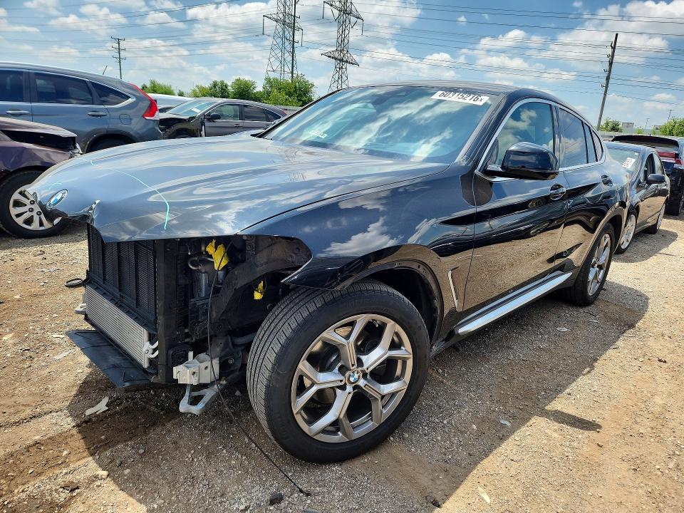 2021 BMW X4 VIN 5UX2V1C09M9D79577 — COPART salvage auction photo