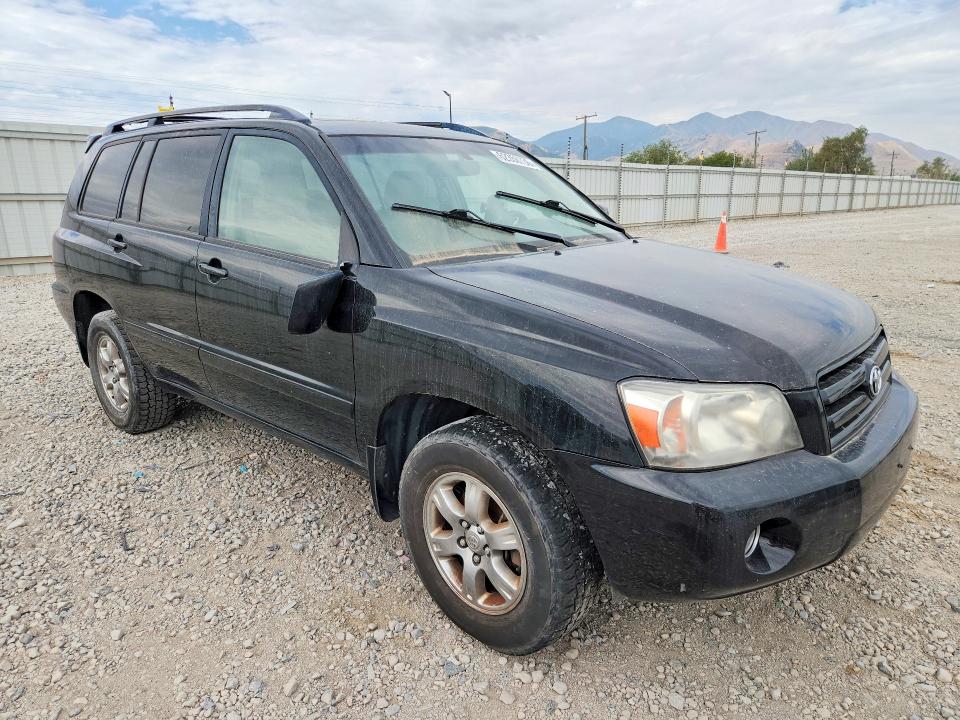 2007 Toyota Highlander VIN JTEEP21AX70229036 COPART salvage auction — MECHANICAL, Ut - Certificate Of Title, sold $350 on 2026-07-31 (photo 4)