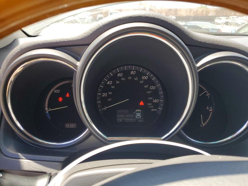 2008 Lexus Rx 400h VIN JTJHW31U482855754 COPART salvage auction — MINOR DENT/SCRATCHES, CA - SALVAGE CERTIFICATE, sold $1,350 on 2026-07-15 (photo 9)