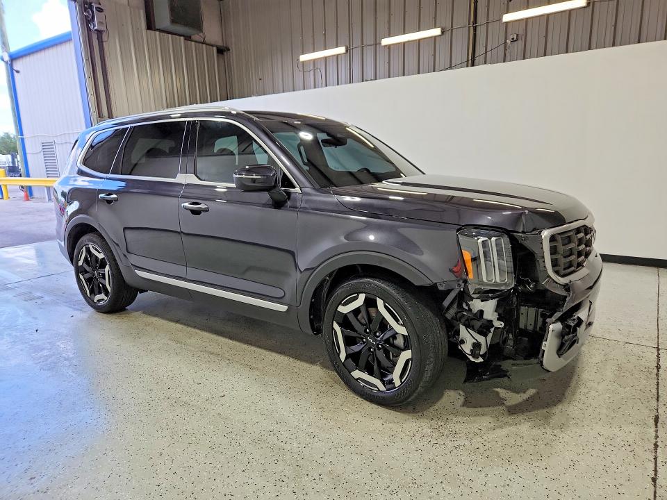 2025 Kia Telluride VIN 5XYP64GC6SG685526 COPART salvage auction — FRONT END, FL - CERTIFICATE OF TITLE, sold $22,100 on 2026-07-20 (photo 4)