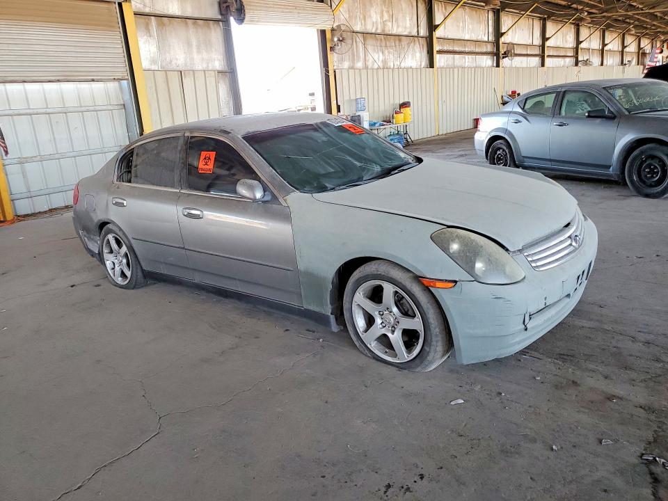 2004 Infiniti G35 VIN JNKCV51E94M618825 COPART salvage auction — INTERIOR BURN, Az - Cert Of Title-Dismantle (P), sold $475 on 2026-07-27 (photo 4)