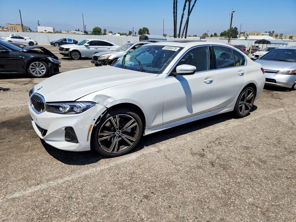 2024 BMW 3er VIN 3MW69FF06R8E71029 COPART salvage auction — FRONT END, Ca - Salvage Certificate, sold $15,300 on 2026-09-01 (photo 1)