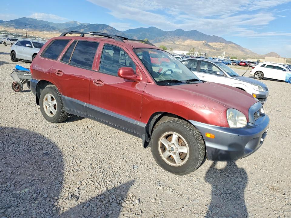 2004 Hyundai Santa fe VIN KM8SC73D74U624623 COPART salvage auction — REAR END, Ut - Certificate Of Title, sold $200 on 2026-07-07 (photo 4)