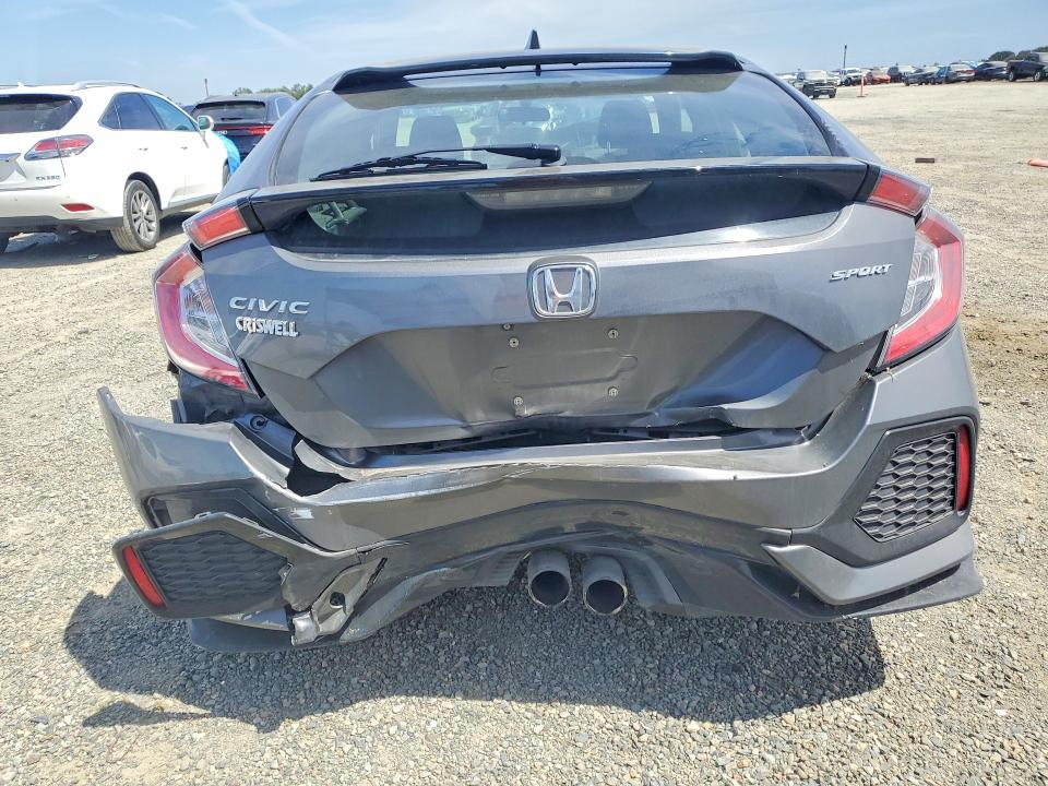 2018 Honda VIN SHHFK7H40JU211026 COPART salvage auction — REAR END, Ca - Salvage Certificate, sold $4,800 on 2026-07-09 (photo 6)