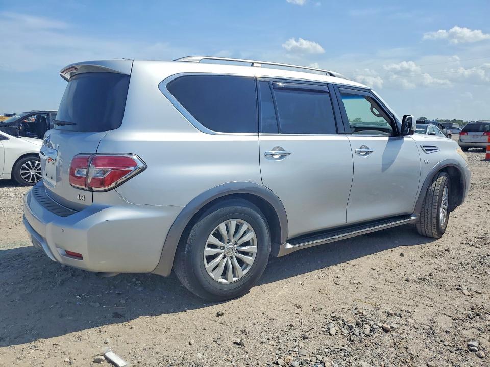 2017 Nissan Armada VIN JN8AY2NC0H9504992 COPART salvage auction — MINOR DENT/SCRATCHES, Salvage Title, sold $1,550 on 2026-07-20 (photo 3)