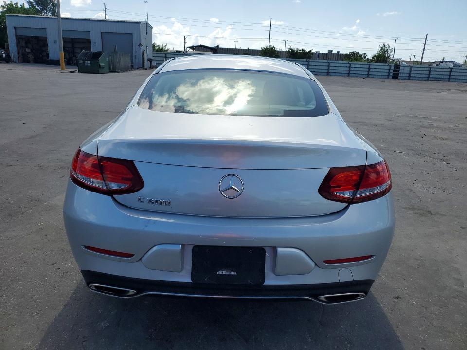 2017 Mercedes-benz C-klasse VIN WDDWJ4JB6HF328505 COPART salvage auction — WATER/FLOOD, Fl - Cert Of Title-Slvg Rebld Flood, sold $4,100 on 2026-08-05 (photo 6)