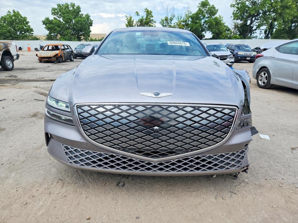 2023 Genesis G80 VIN KMTGE4S17PU007402 COPART salvage auction — FRONT END, Salvage Title, sold $11,500 on 2026-07-31 (photo 5)