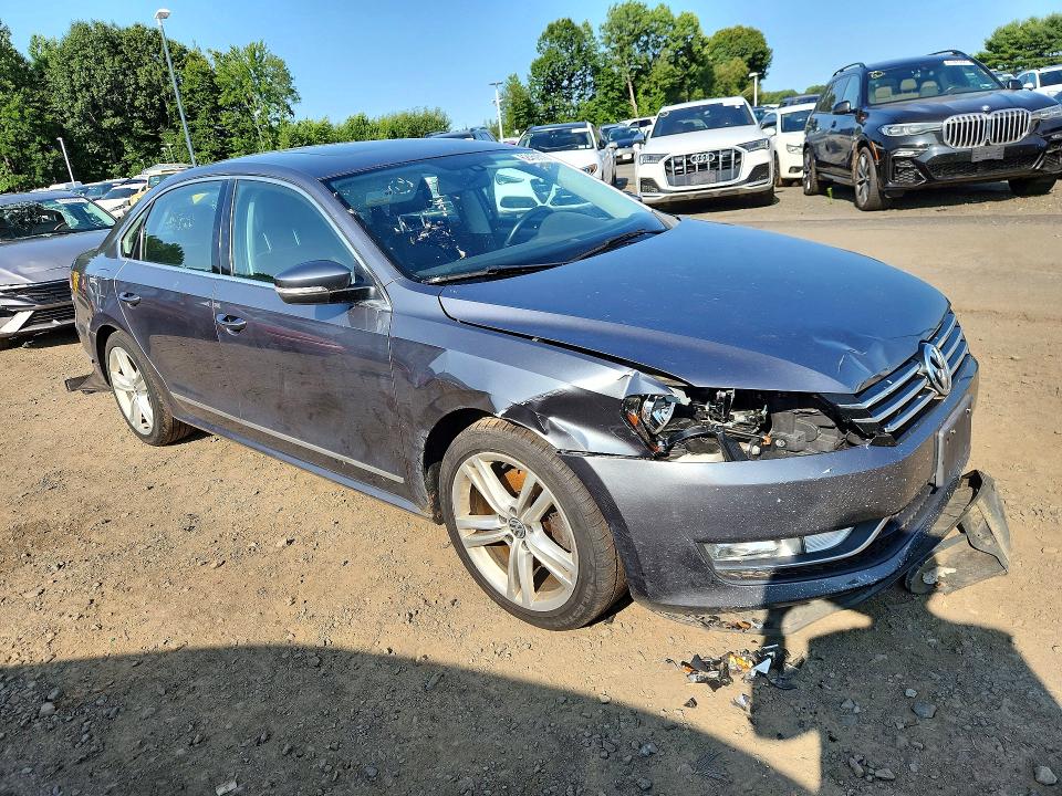 2015 Volkswagen Passat VIN 1VWBT7A35FC010321 COPART salvage auction — FRONT END, Ct - Certificate Of Title (P), sold $1,900 on 2026-08-07 (photo 4)
