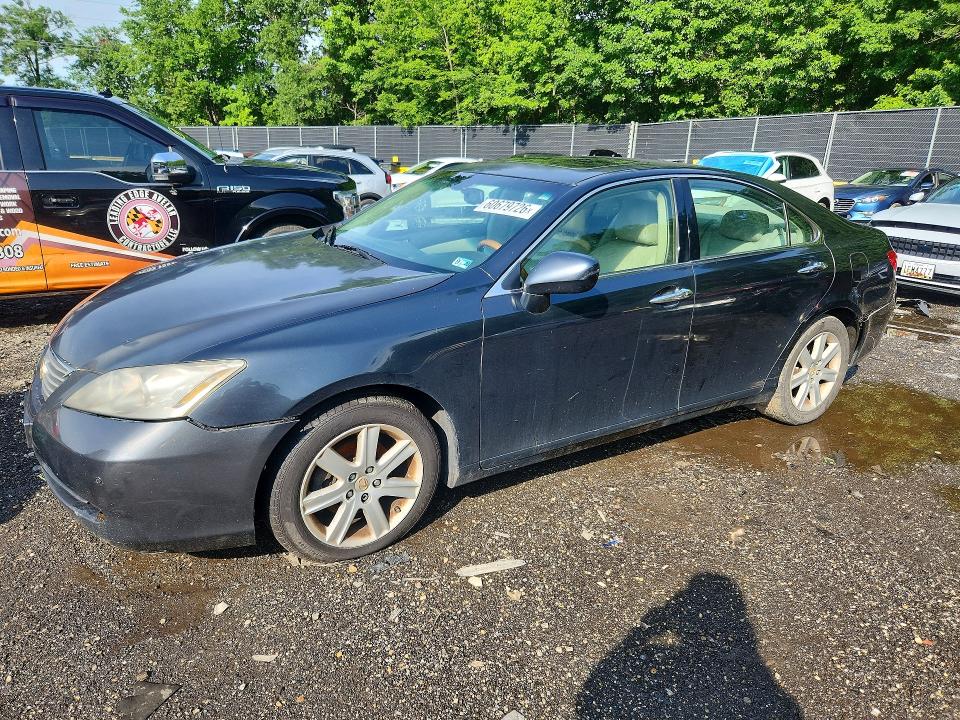 2007 Lexus Es 350 VIN JTHBJ46G072055207 COPART salvage auction — SIDE, MD - CERTIFICATE OF TITLE, sold $675 on 2026-07-17 (photo 1)