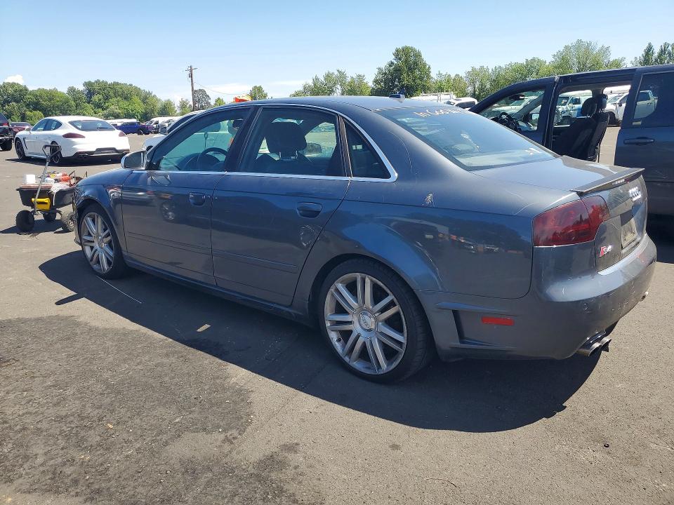 2007 Audi Rs4 VIN WAUGL78E97A170261 COPART salvage auction — VANDALISM, Or - Salvage Title Certificate, sold $125 on 2026-07-29 (photo 2)