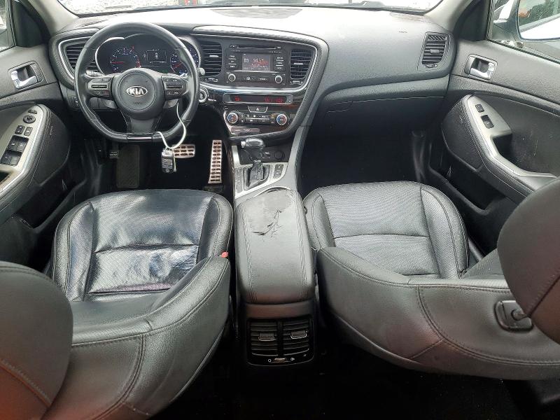 2015 Kia Optima VIN 5XXGR4A68FG432177 COPART salvage auction — FRONT END, Ma - Cert Of Title-Reconstrctd Coll, sold $575 on 2026-07-16 (photo 8)