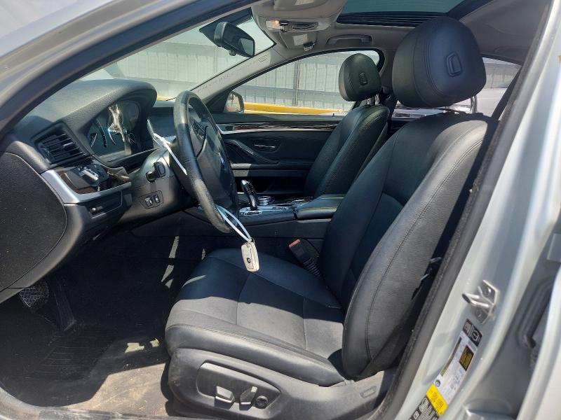 2014 BMW 5er VIN WBA5A7C55ED619645 COPART salvage auction — FRONT END, Tx - Salvage Vehicle Title, sold $2,600 on 2026-08-21 (photo 7)