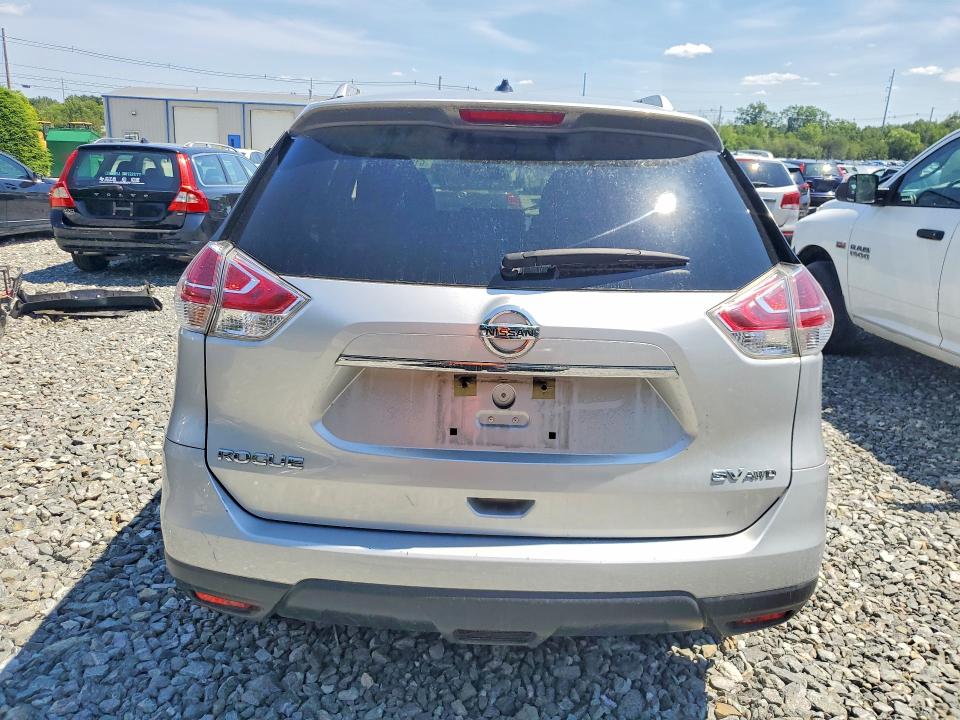 2016 Nissan Rogue VIN KNMAT2MVXGP654888 COPART salvage auction — MECHANICAL, Ma - Certificate Of Title, sold $1,450 on 2026-07-25 (photo 6)