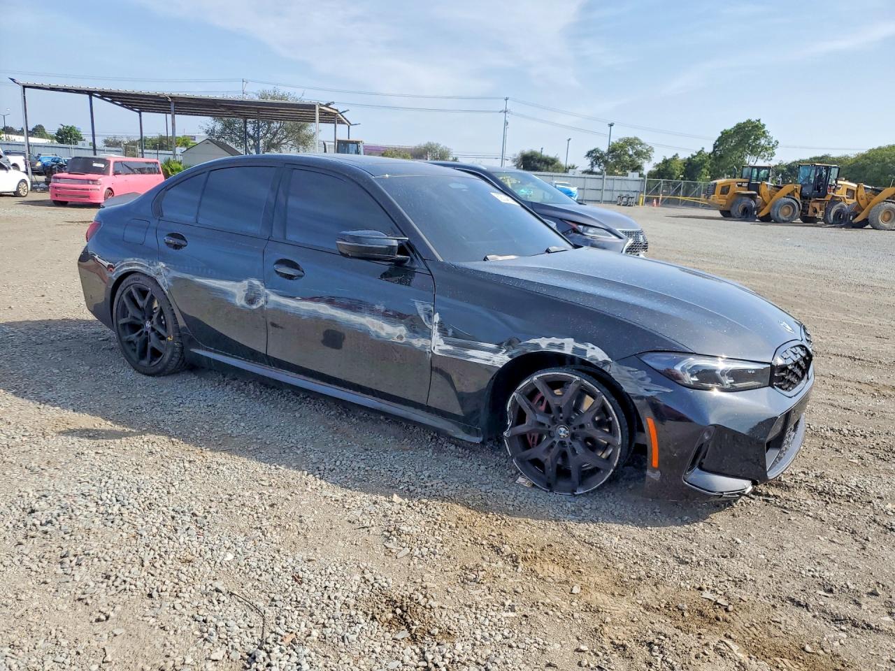 2025 BMW M3 VIN 3MW59FT03S8F20161 COPART salvage auction — Front End, Sc - Salvage Title, sold $28,750 on 2026-08-18 (photo 4)