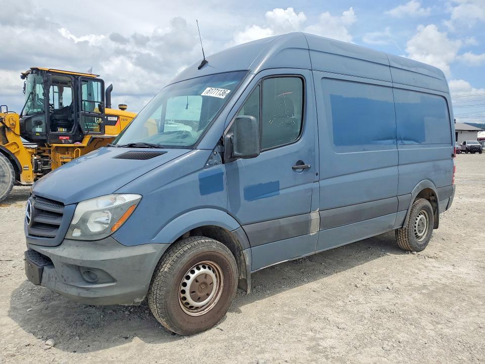 2018 Mercedes-benz Sprinter VIN WD3PE7CD1JP647842 COPART salvage auction — FRONT END, Ky - Certificate Of Title (P), sold $6,700 on 2026-07-28 (photo 1)