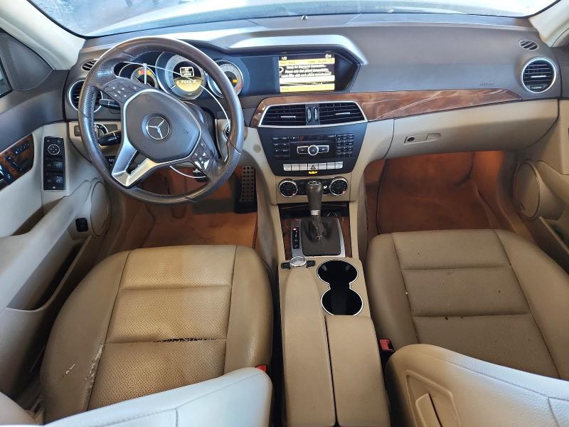 2012 Mercedes-benz VIN WDDGF4HB4CR220824 COPART salvage auction — FRONT END, Ca - Salvage Certificate, sold $250 on 2026-08-10 (photo 8)