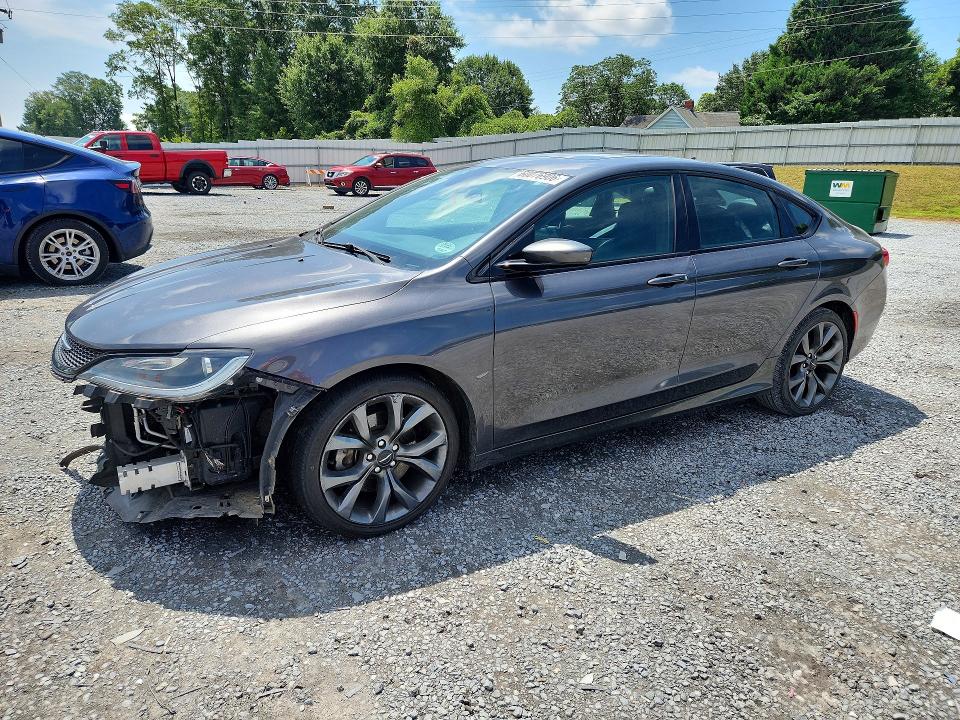 2016 Chrysler 200 VIN 1C3CCCDG9GN158383 COPART salvage auction — FRONT END, Nc - Salvage Certificate Of Title, sold $1,400 on 2026-07-22 (photo 1)