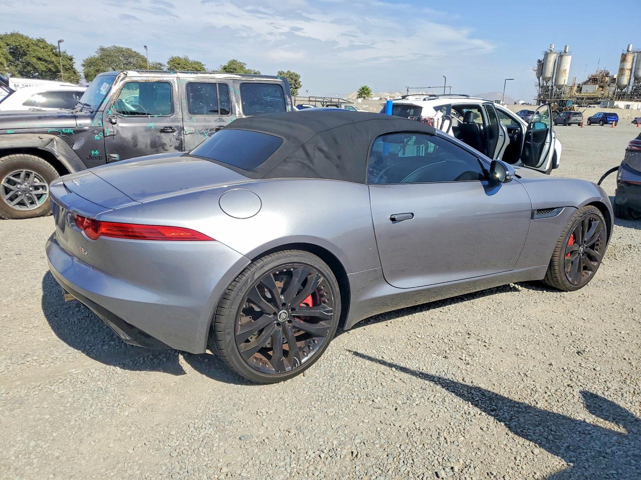 2014 Jaguar F-type VIN SAJWA6FC5E8K06307 COPART salvage auction — Side, CA - SALVAGE CERTIFICATE, sold $4,900 on 2026-08-04 (photo 3)