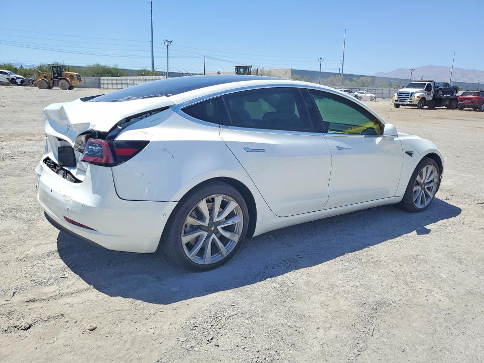 2020 Tesla Model 3 VIN 5YJ3E1EB8LF601256 COPART salvage auction — REAR END, Nv - Salvage Title, sold $5,700 on 2026-07-30 (photo 3)