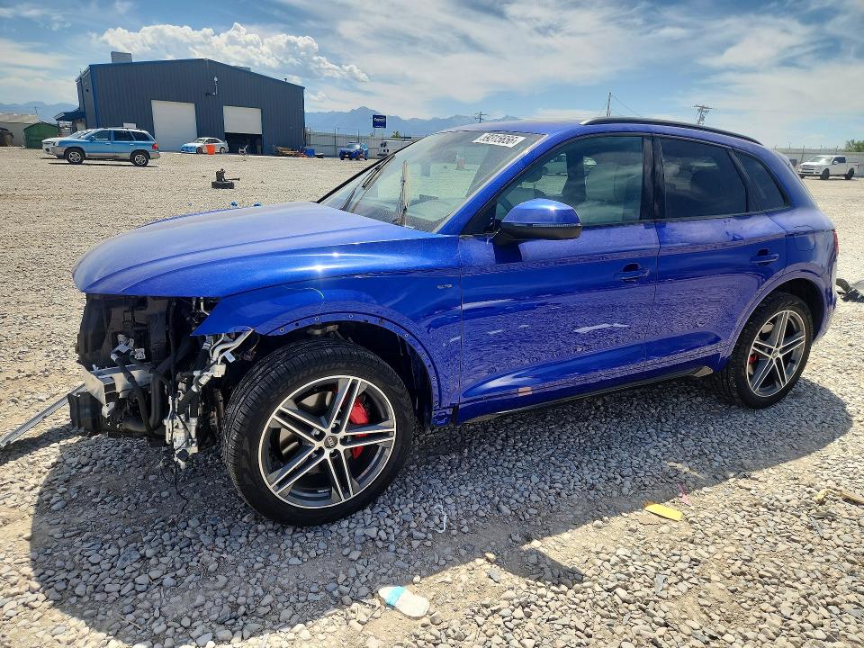 2024 Audi Q5 VIN WA1E2AFY8R2017465 COPART salvage auction — FRONT END, Ut - Salvage Certificate, sold $18,900 on 2026-08-07 (photo 1)