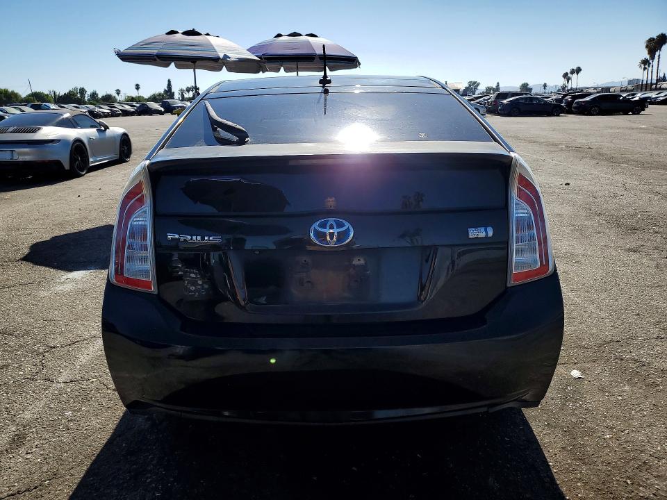2013 Toyota Prius VIN JTDKN3DU4D1715081 COPART salvage auction — MINOR DENT/SCRATCHES, CA - CERT OF TITLE-SALVAGED, sold $1,250 on 2026-07-31 (photo 6)