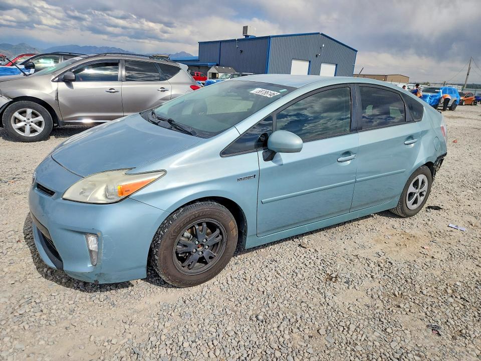 2013 Toyota Prius VIN JTDKN3DUXD1619813 COPART salvage auction — REAR END, Ut - Salvage Certificate, sold $900 on 2026-07-21 (photo 1)