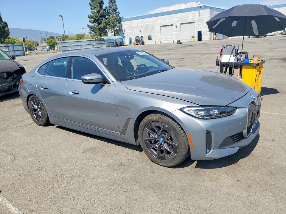 2024 BMW I4 VIN WBY43AW00RFS09950 COPART salvage auction — SIDE, Ca - Salvage Certificate, sold $250 on 2026-07-28 (photo 4)