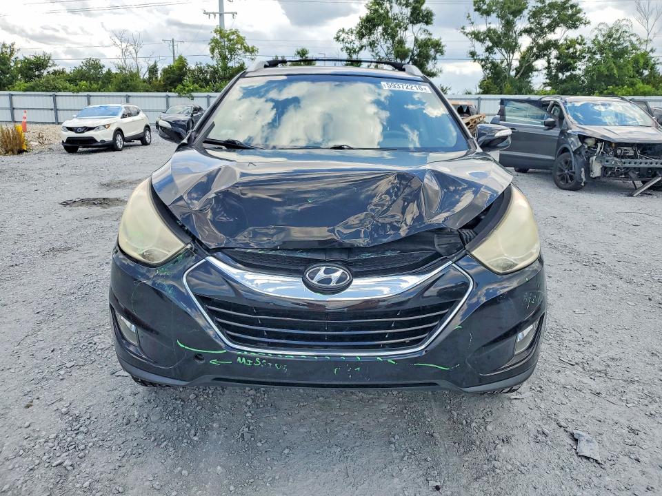 2013 Hyundai VIN KM8JU3AC3DU548362 COPART salvage auction — FRONT END, Fl - Cert Of Title Slvg Rebuildable, sold $1,850 on 2026-07-14 (photo 5)