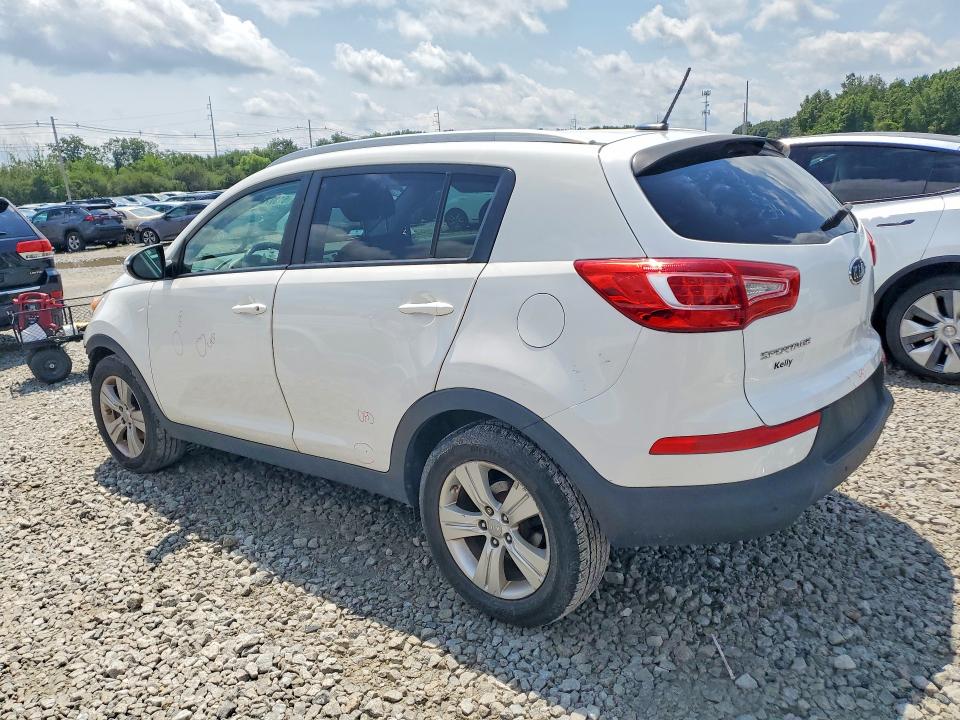 2012 Kia Sportage VIN KNDPB3A22C7333709 COPART salvage auction — FRONT END, Ma - Cert Of Title-Reconstrctd Coll, sold $1,800 on 2026-07-24 (photo 2)