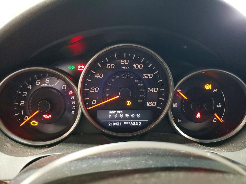 2010 Acura Rl VIN JH4KB2F69AC001477 COPART salvage auction — MECHANICAL, Mn - Certificate Of Title, sold $525 on 2026-07-23 (photo 9)