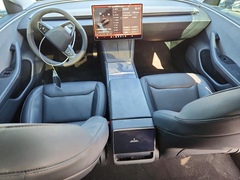 2025 Tesla Model 3 VIN 5YJ3E1EA3SF980608 COPART salvage auction — FRONT END, Tx - Dis/Dlr/Exp Only Salvage Title, sold $15,400 on 2026-08-31 (photo 8)