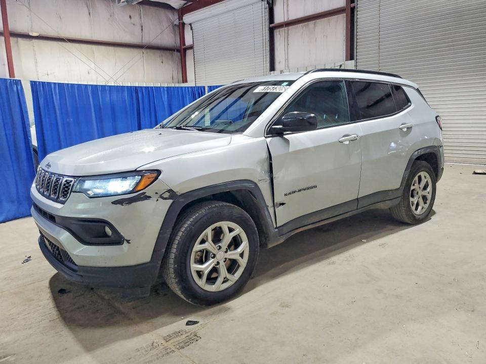 2024 Jeep Compass VIN 3C4NJDBN4RT113596 COPART salvage auction — FRONT END, Fl - Certificate Of Title (P), sold $9,600 on 2026-07-27 (photo 1)