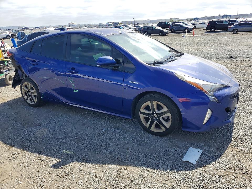 2016 Toyota Prius VIN JTDKARFU5G3513726 COPART salvage auction — REAR END, Salvage Title, sold $2,100 on 2026-07-28 (photo 4)