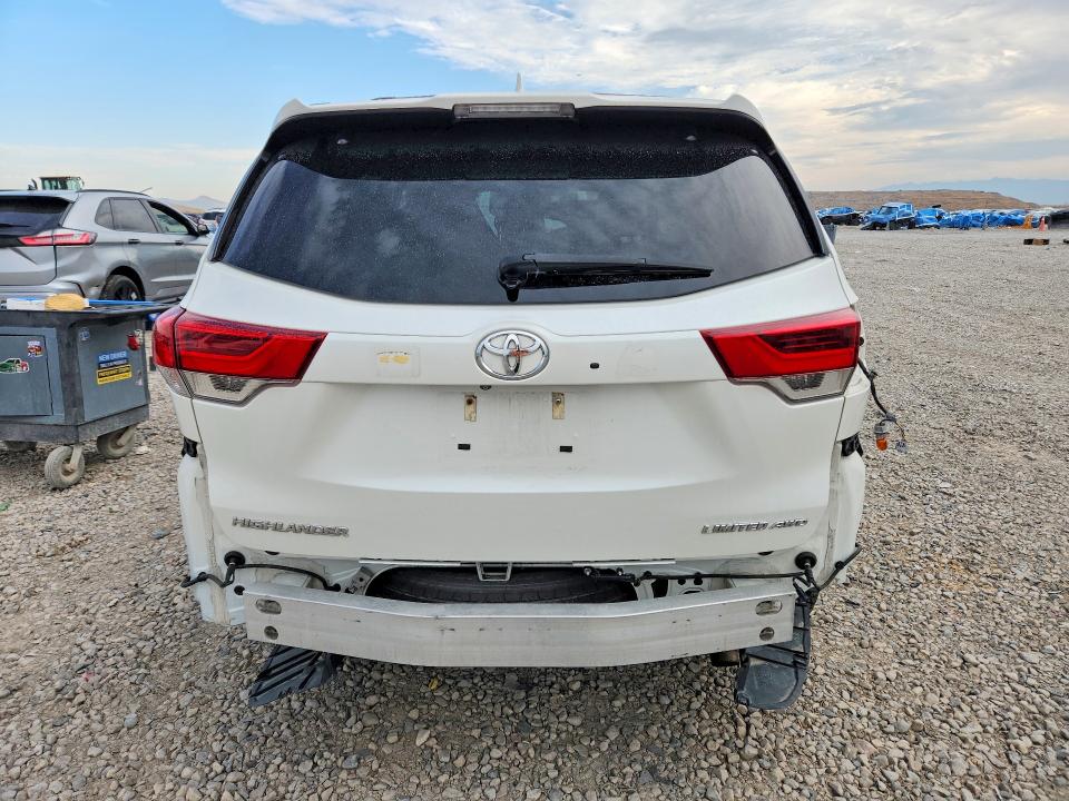 2019 Toyota Highlander VIN 5TDDZRFH9KS931346 COPART salvage auction — FRONT END, Ut - Salvage Certificate, sold $10,200 on 2026-08-21 (photo 6)