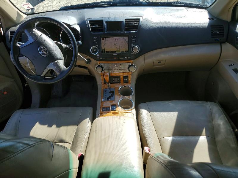 2009 Toyota Highlander hybrid VIN JTEEW44A492031828 COPART salvage auction — FRONT END, CA - SALVAGE CERTIFICATE, sold $850 on 2026-07-28 (photo 8)