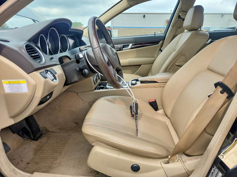 2014 Mercedes-benz C-klasse VIN WDDGF8AB6ER306401 COPART salvage auction — FRONT END, Ct - Cert Of Title-Salvage, sold $1,450 on 2026-08-07 (photo 7)