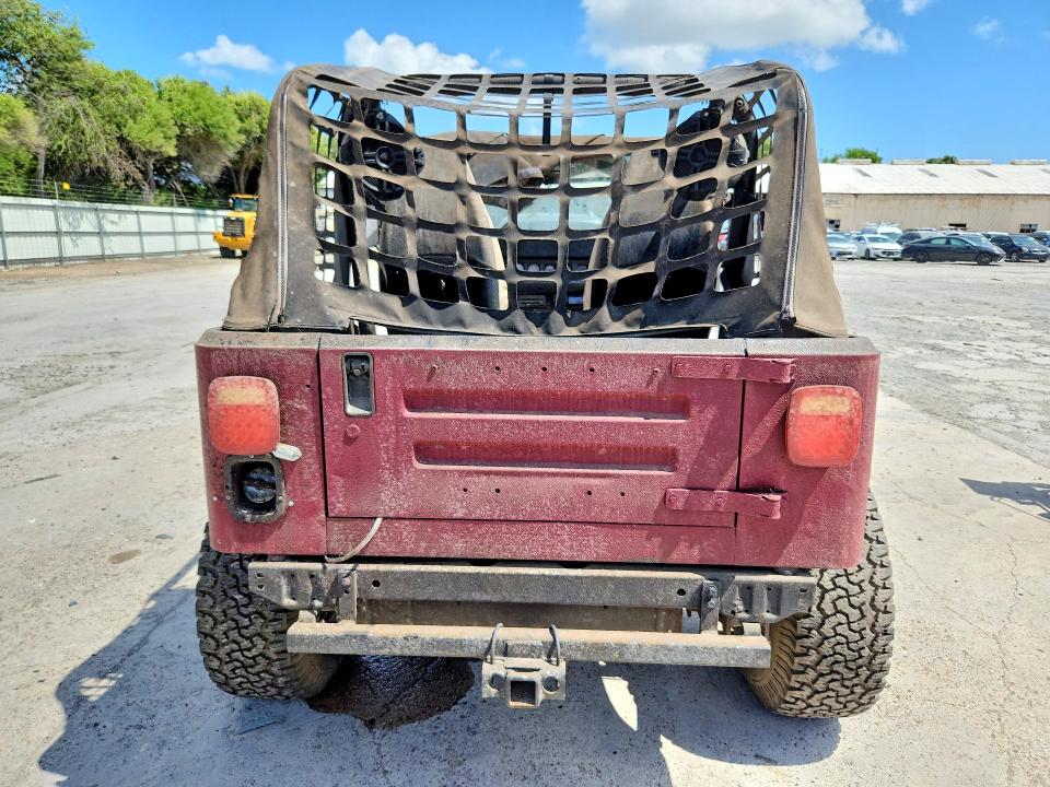 1987 Jeep Wrangler / VIN 2BCCV81J1HB537878 COPART salvage auction — NORMAL WEAR, TX - CERTIFICATE OF TITLE, sold $375 on 2026-08-11 (photo 6)