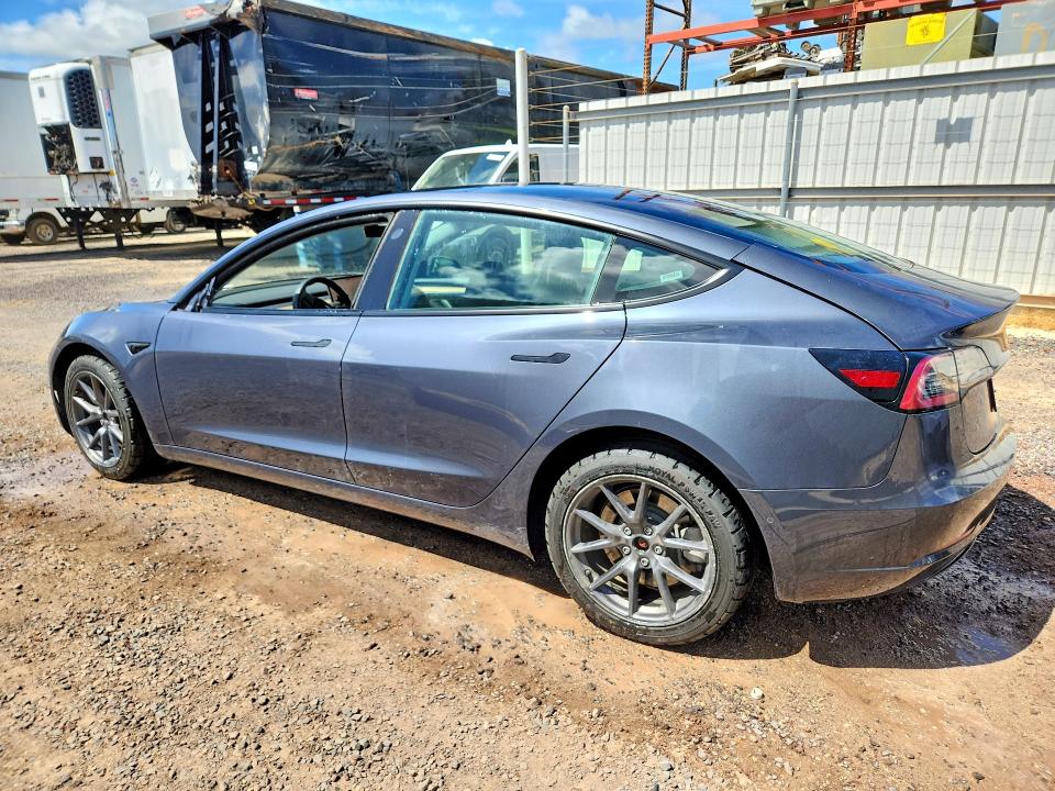 2022 Tesla Model 3 VIN 5YJ3E1EB9NF307982 COPART salvage auction — FRONT END, HI - CERTIFICATE OF TITLE, sold $7,100 on 2026-07-27 (photo 2)