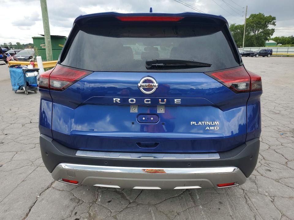 2021 Nissan Rogue VIN JN8AT3DD9MW320046 COPART salvage auction — SIDE, CO - CERTIFICATE OF TITLE, sold $7,700 on 2026-07-20 (photo 6)