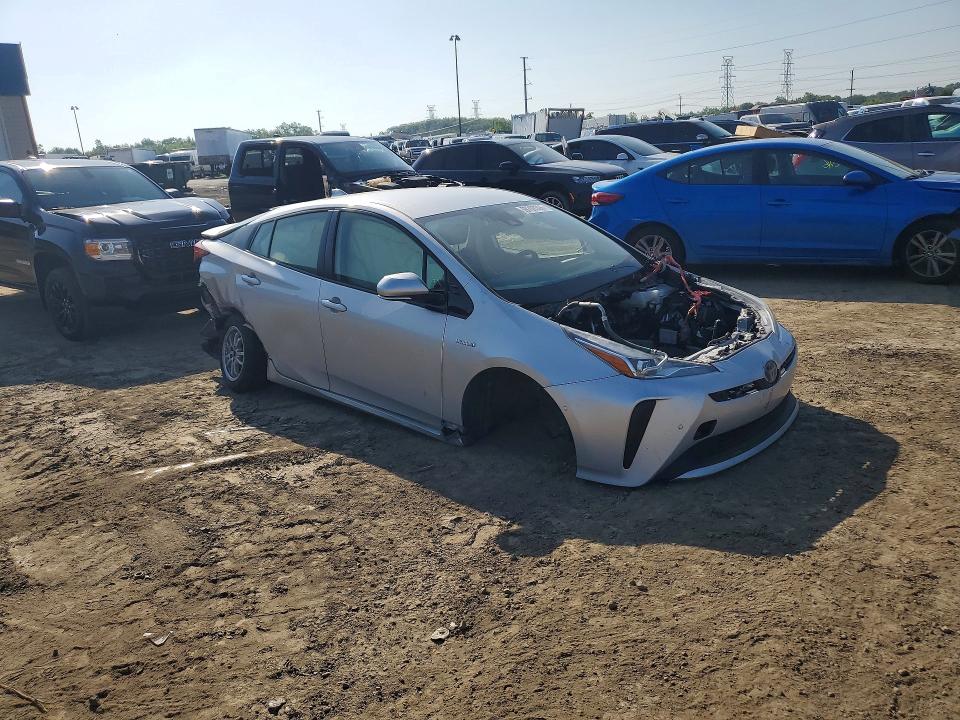2020 Toyota Prius VIN JTDKARFU2L3107977 COPART salvage auction — STRIPPED, Mi - Certificate Of Title, sold $450 on 2026-07-14 (photo 4)