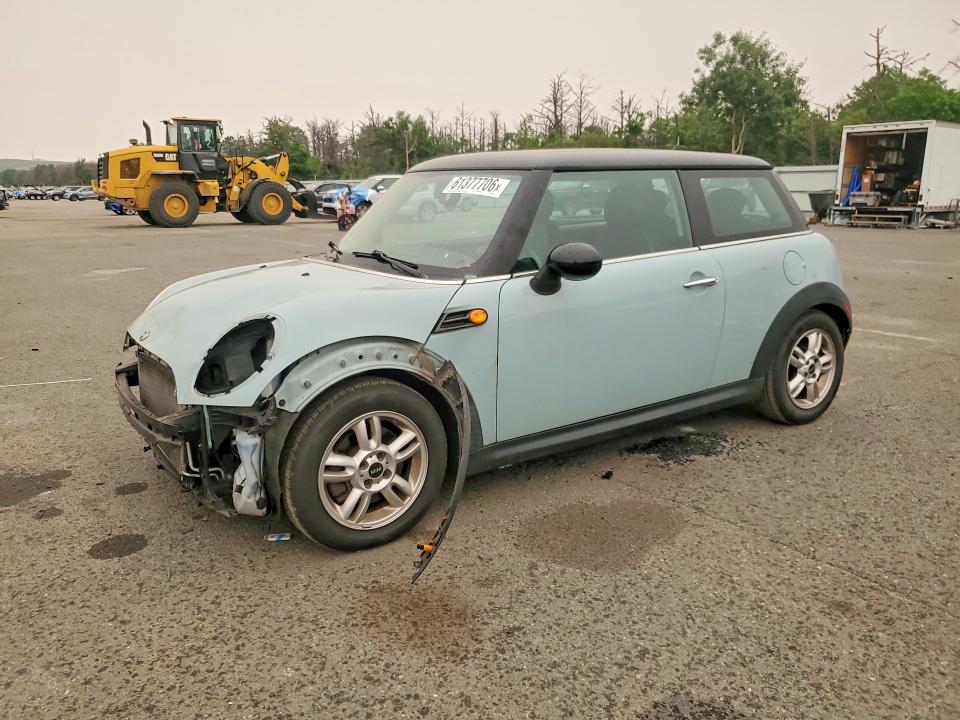 2012 Mini Cooper VIN WMWSU3C50CT366966 COPART salvage auction — FRONT END, NY - MV-907A SALVAGE CERTIFICATE, sold $425 on 2026-07-27 (photo 1)