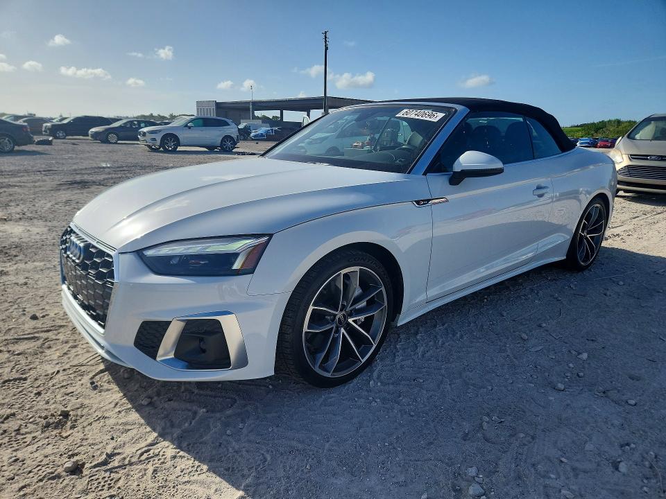 2024 Audi A5 VIN WAU3AGF52RN003114 COPART salvage auction — WATER/FLOOD, FL - CERT OF TITLE-SLVG REBLD FLOOD, sold $10,500 on 2026-07-28 (photo 1)